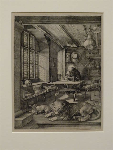 Saint Jerome In His Study Albrecht D Rer Engraving O Flickr