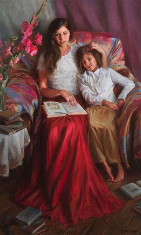 Joann Peralta Fine Artist Peralta Beauty In Art Motherhood Painting