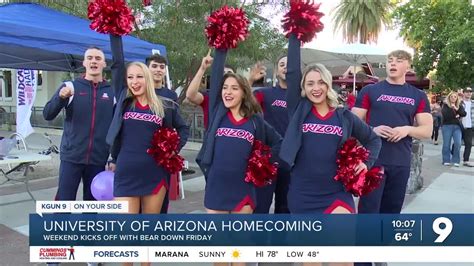 University Of Arizona Homecoming Weekend Kicks Off With Bear Down Friday