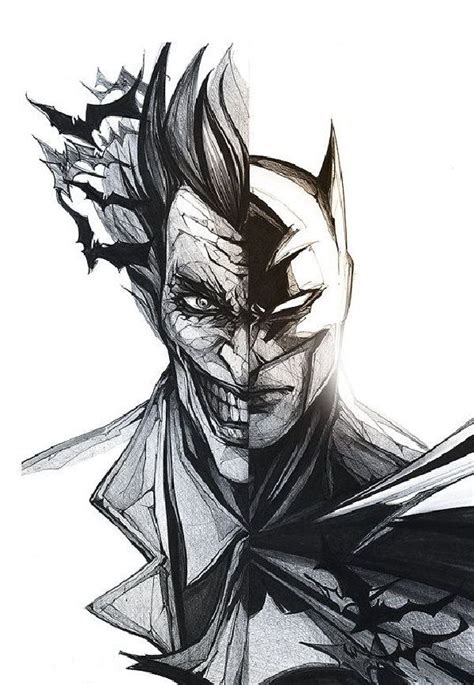 Joker Vs Batman Realistic Sketch That You Have Never Seen Before