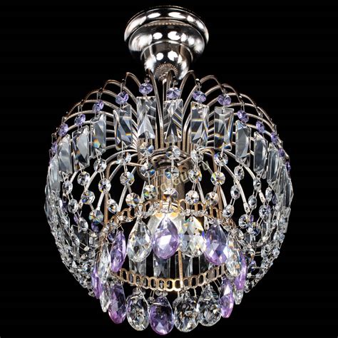 Люстра Малинка фиолетовая Гусь-Хрустальный купить в интернет-магазине в ...