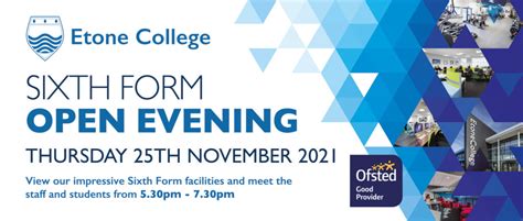 Sixth Form Open Evening Etone College