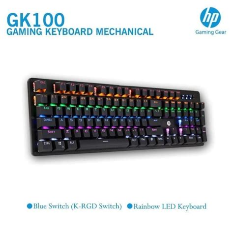 Hp Mechanical Rgb Gaming Keyboard Gk