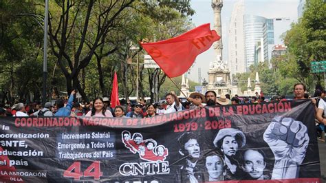 Paro De Maestros Hoy De Mayo Marcha Nacional De La Cnte Ser