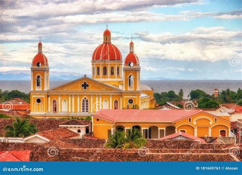 Cathedral Of Granada Nicaragua Stock Image Image Of Architecture