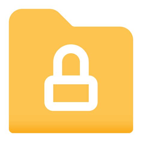 Secure Folder Generic Flat Icon