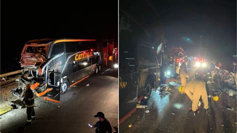 Acidente entre ônibus e carreta deixa feridos na BR 040 em Cristalina