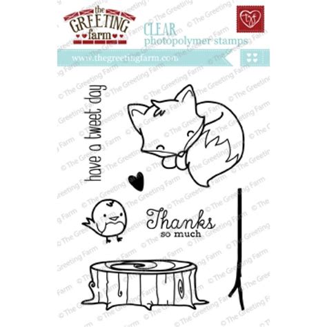 The Greeting Farm Cuddly Thanks Clear Stamps Tgf189 Zoom Image Clear