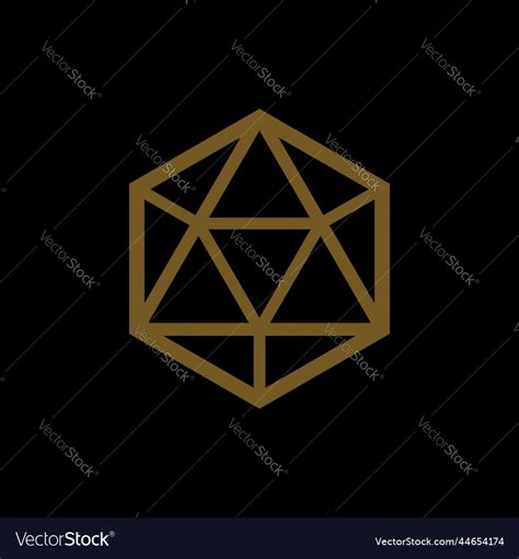 Magic Chrystall Pentacle Arcane Symbol Royalty Free Vector