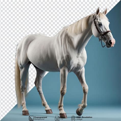 Cavalo Isolado Em Fundo Transparente Psd Premium