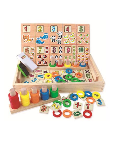 Jeu des opérations mathématiques pour garçon et filles Montessori