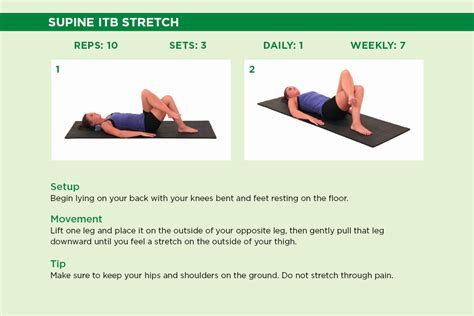 Supine It Band Stretch