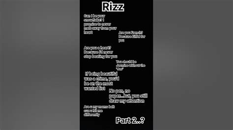 Rizz Lines Youtube