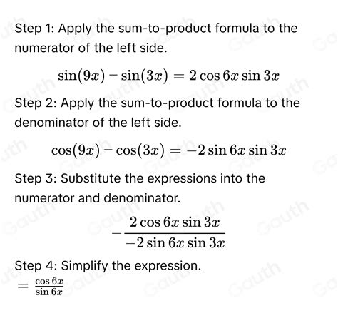 Solved This Question 1 Points Possible Verify The Identity Sin