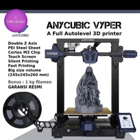 Jual Anycubic Vyper D Printer Auto Leveling Cortex M Chipset