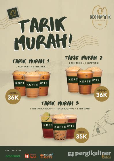 Selalu Diperbarui Menu Kopte Kopi Teh Kedoya