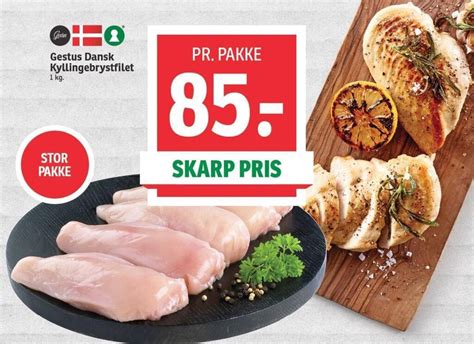 Gestus Dansk Kyllingebrystfilet Tilbud Hos Spar