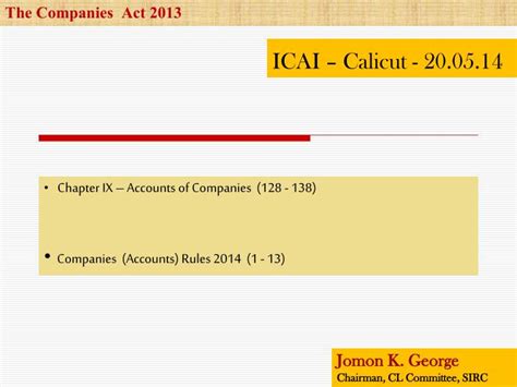 Ppt Chapter Ix Accounts Of Companies 128 138 Companies