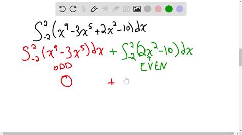 Symmetry In Integrals Use Symmetry To Evaluate The Following Integrals