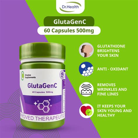 Simplee Glutagenc Whitening Capsule Supplement 60capsules La Belleza Au Skin And Wellness