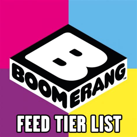 Create A Boomerang International Feeds Tier List TierMaker