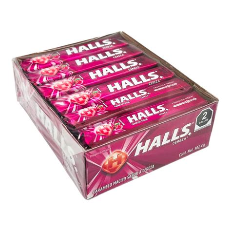 Adams Pastilla Halls Cereza Paquete Con Piezas Cart N Con