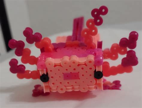 Perler Bead Minecraft Axolotl Pattern Etsy