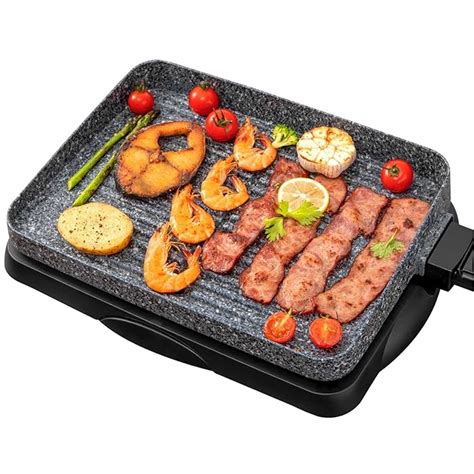 Buy Electric Grill Indoor Korean Bbq Barbecue W Granite Stone