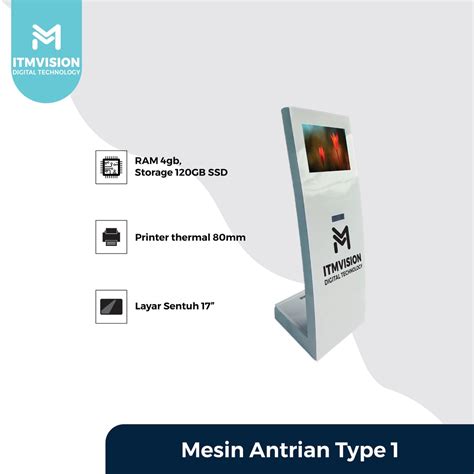 Jual Mesin Antrian Type 1 Shopee Indonesia