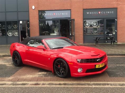 Chevrolet Camaro Ss 5th Gen Red Vossen Hf 5 Wheel Front