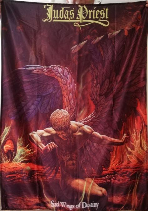 Judas Priest Sad Wings Of Destiny Flag Cloth Poster Tapestry Banner Cd Thrash