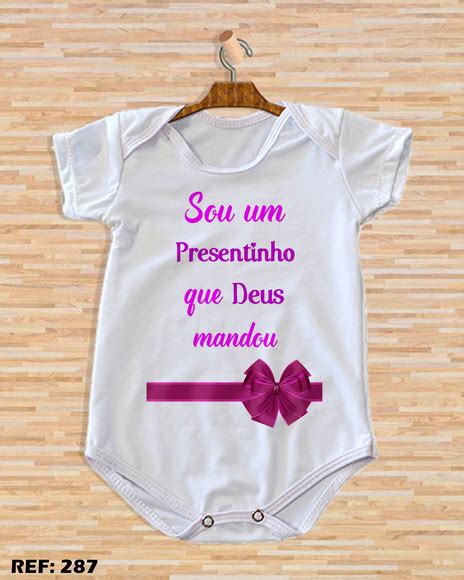 Body Beb Personalizado Sou Um Presentinho Que Deus Mandou Elo