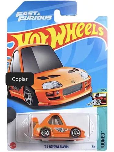 Hot Wheels Fast And Furious 94 Toyota Supra Tooned Mercadolibre