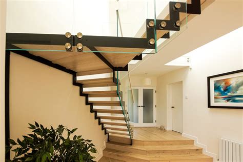 Stunning Modern Metal Staircase With Zig Zag Profile Paradigm Stairs