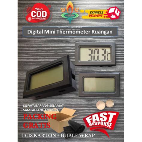 Promo Alat Ukur Suhu Dalam Kulkas Chiller Digital Mini Termometer