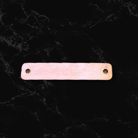 Copper Connector Strip with Holes, 2.5 (10 Pack) | Copperlab