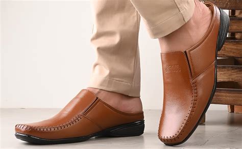 Buy Black Cooper Casualformal Slip On Half Shoes For Men Tan Numeric