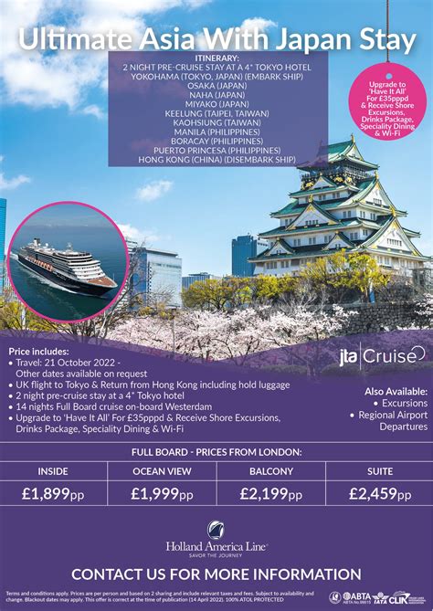 cruise Japan with Holland America…. | Spa Travel