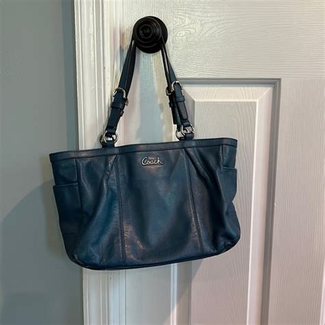 Coach Bags Blue Coach Shoulder Bag Poshmark