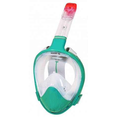 Full Face Snorkel Beuchat Atoll Blue Adult Nootica Water Addicts