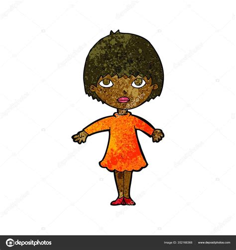 Cartoon Woman Dress Stock Illustration By ©panthermediaseller 352166368