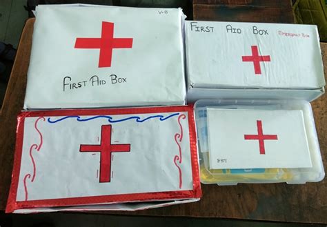 First Aid Box Making Activity Kaintal School