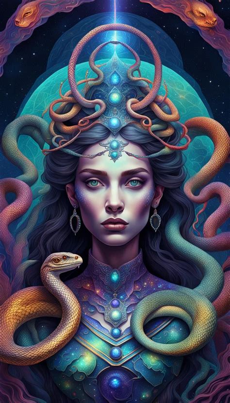 The Queen Of Snakes Ai Generated Artwork Nightcafe Creator