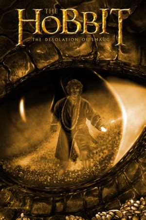 THE HOBBIT THE DESOLATION OF SMAUG DIGITALLY ILLUSTRATED POSTER ...