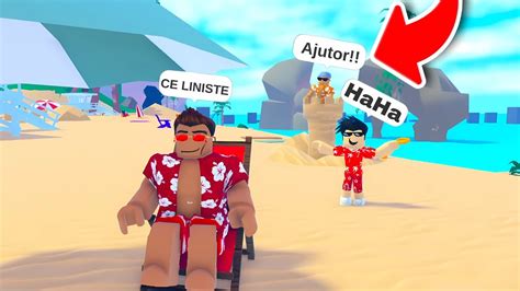 O ZI LA PLAJA ALATURI DE COPIII TOXICI Mare Greseala Roblox