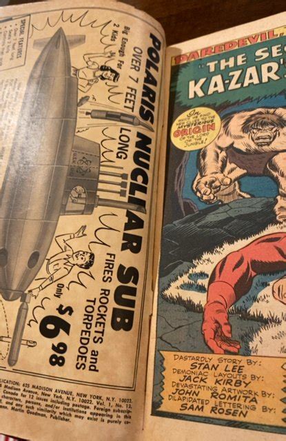 Daredevil Guest Starring Kazar Of The Savage Land Comic