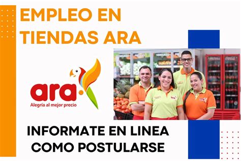 Empleo En Tiendas ARA Oportunidades Para Todos