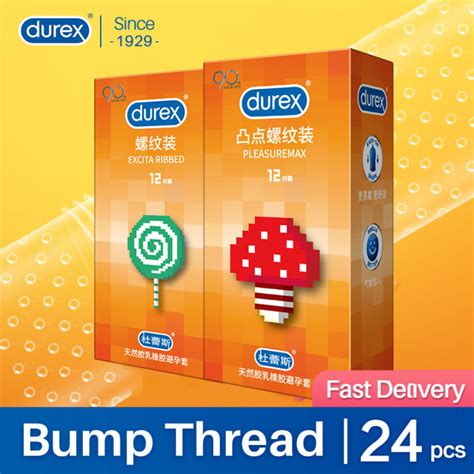 4 Types 3D Pleasuremax Natural Rubber Latex Pleasuremax Durex Condoms