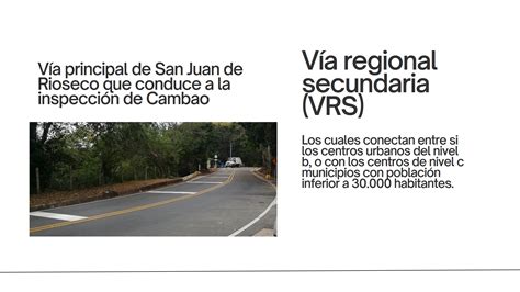 San Juan De Rio Seco Infraestructura Vial Urbana Y Rural