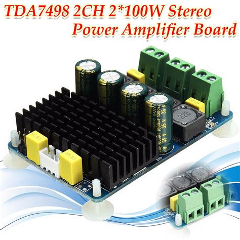 Sanwu Tda Channel X W Dc V Digital Stereo Power Amplifier